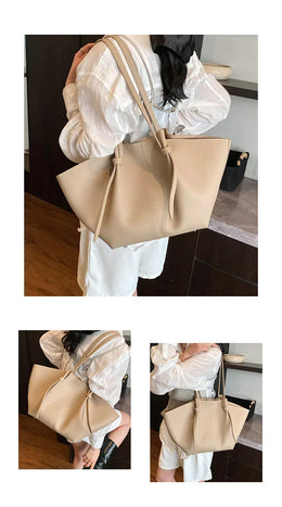 KissICON Pleated Tote – Women's Wing-inspired Statement