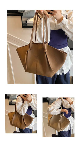 KissICON Pleated Tote – Women's Wing-inspired Statement