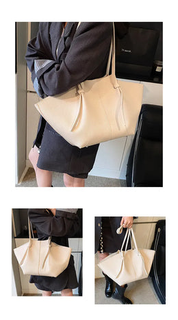 KissICON Pleated Tote – Women's Wing-inspired Statement