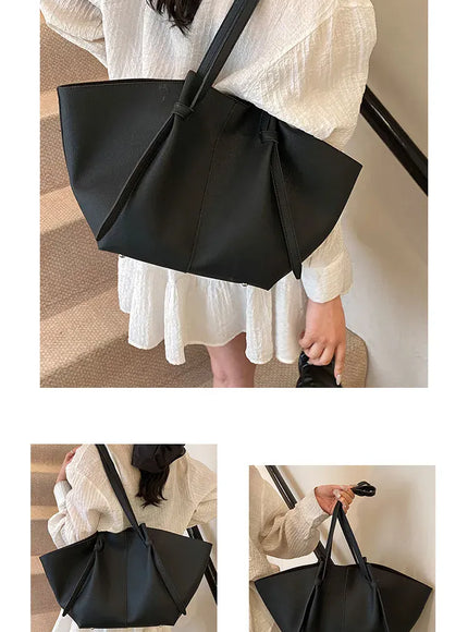 KissICON Pleated Tote – Women's Wing-inspired Statement