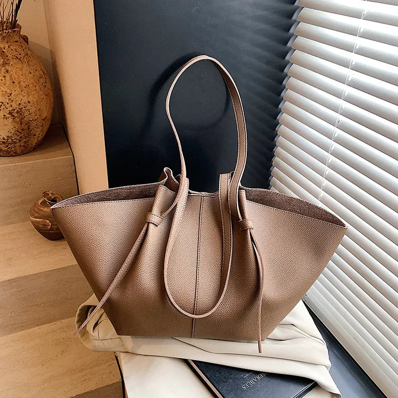 KissICON Pleated Tote – Women's Wing-inspired Statement