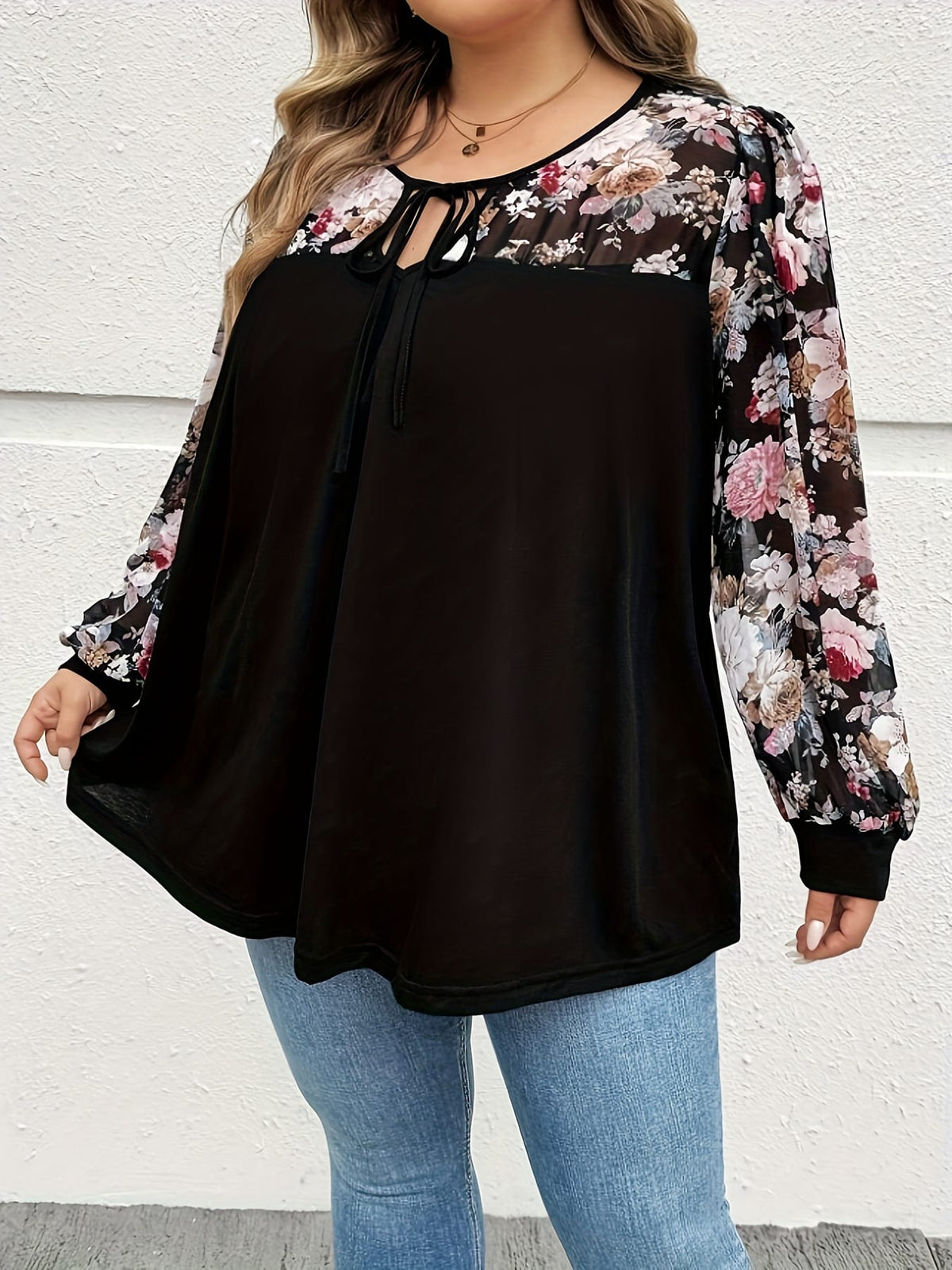 jkthpu-45 Plus Size, 2025 New Women's Elegant V-Neck Long