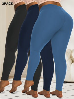 jkthpu-45 Plus Size, 3pcs Package--Plus Size Leggings for Women