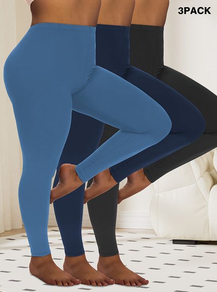 jkthpu-45 Plus Size, 3pcs Package--Plus Size Leggings for Women