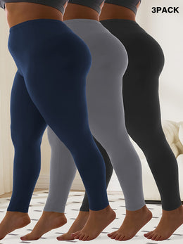 jkthpu-45 Plus Size, 3pcs Package--Plus Size Leggings for Women