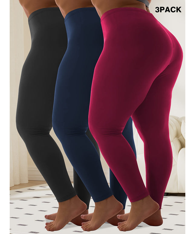 jkthpu-45 Plus Size, 3pcs Package--Plus Size Leggings for Women