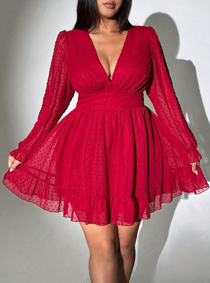 jkthpu-45 Plus Size, A24B1029 Elegant Mesh Long Sleeve Sexy Plus Size Open Front Dress