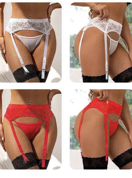 KissICON Plus Size  Big Size Woman lady stocking belt garters hot and sexy from M-3XL