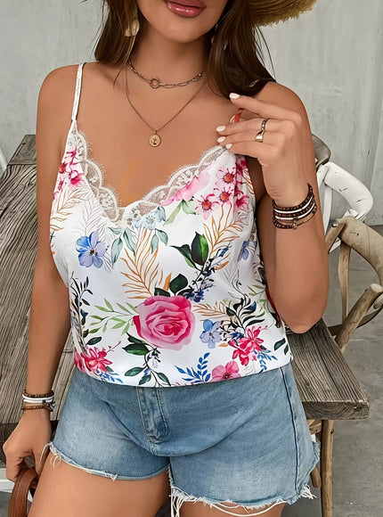jkthpu-45 Plus Size Boho Floral Lace CoverUp Beach to City Chic