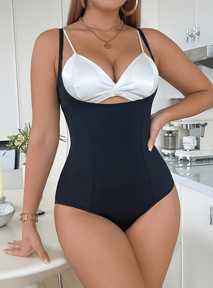 KissICON Shapewear Plus Size Butt Lift Tummy Control Bodysuit Shaper