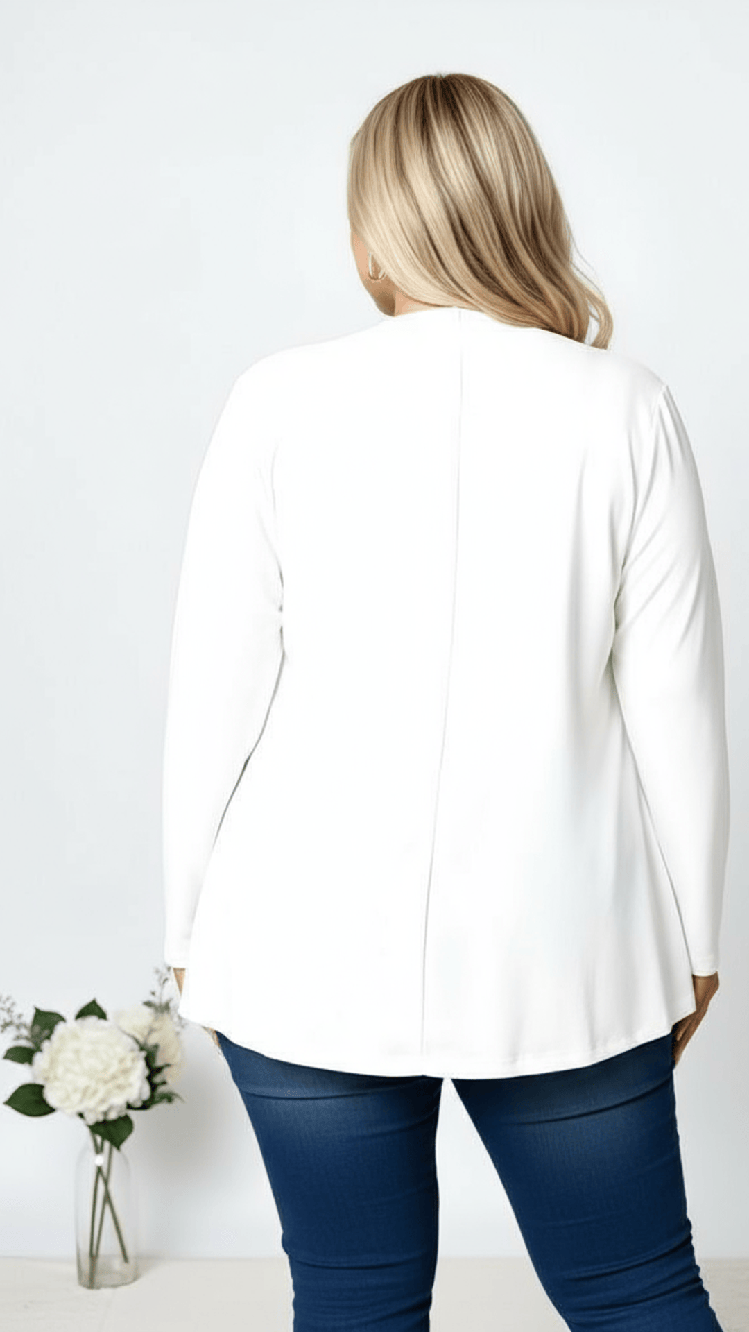 jkthpu-45 Plus Size Cozy Oversized ButtonUp Cardigan Sweater