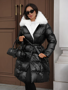 jkthpu-45 Plus Size Cozy Thickened Casual Jacket – Lapel Button-Up Fall & Winter