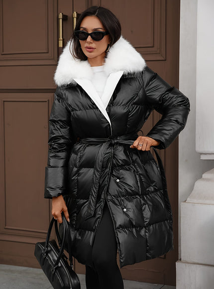 jkthpu-45 Plus Size Cozy Thickened Casual Jacket – Lapel Button-Up Fall & Winter