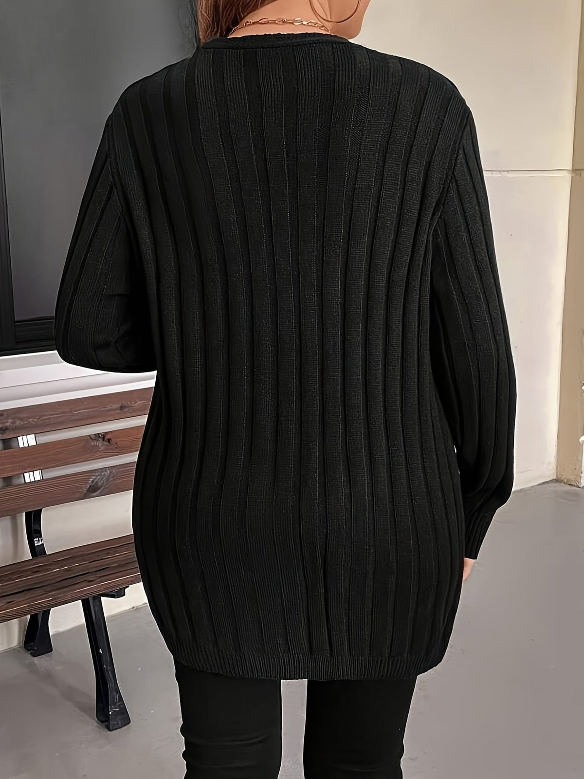 jkthpu-45 Plus Size, Elegant ladies top autumn and winter