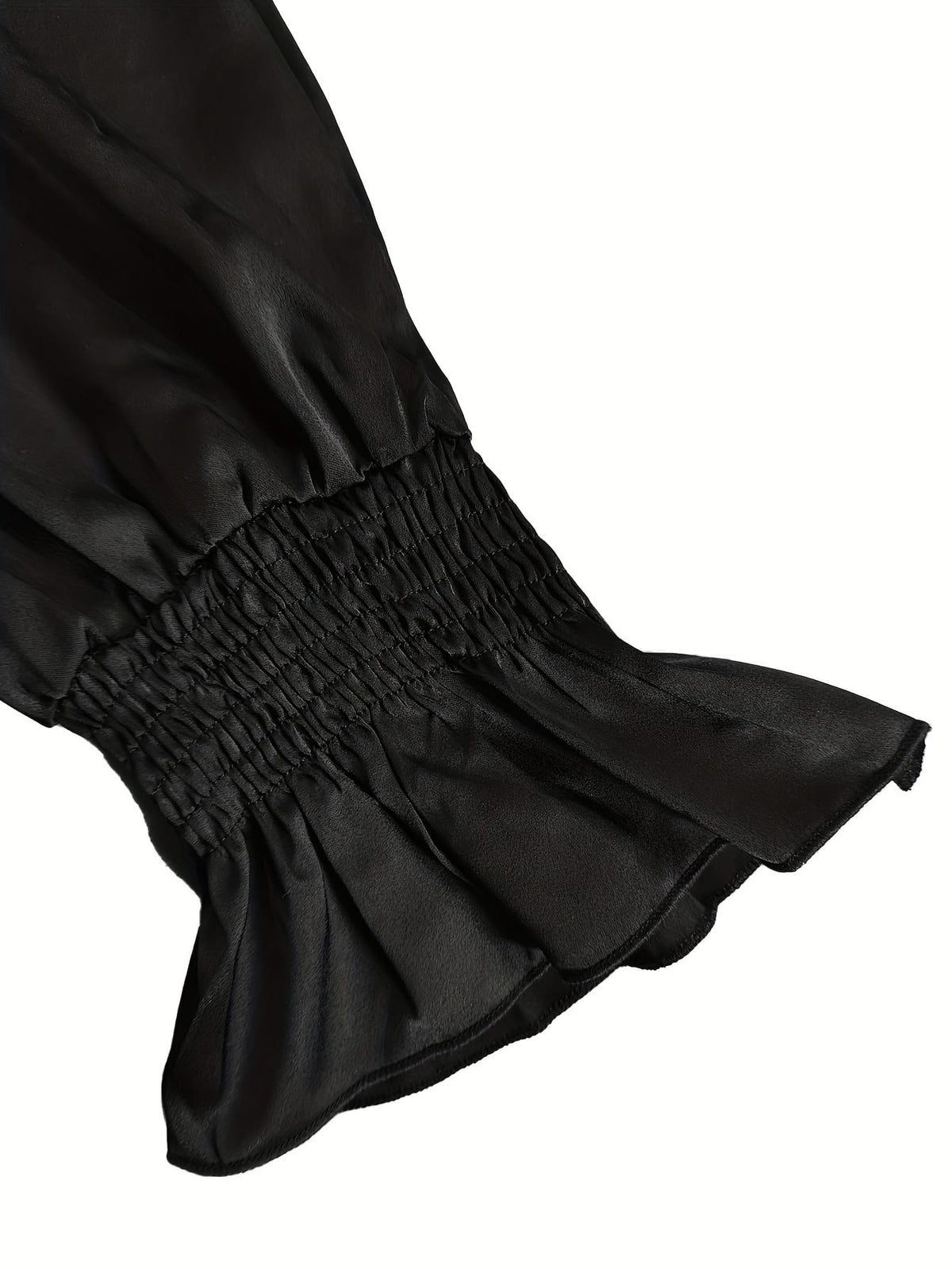 jkthpu-45 Plus Size - Elegant Plus Size V-Neck Blouse
