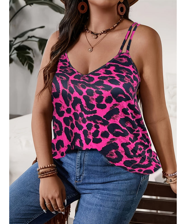 KissICON Plus Size, European and American Spring-Summer New Leopard