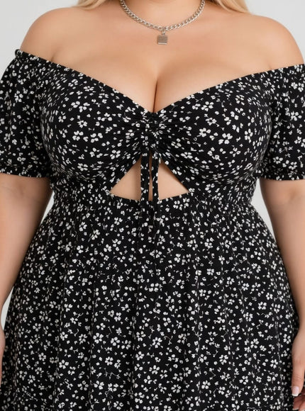 KissICON Dresses Plus Size Flowy Maxi Dress – Sleeveless Summer Style | KissICON