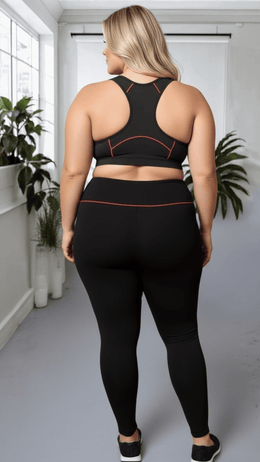 jkthpu-45 Plus Size High Support Front Zip Sports Bras 3pc