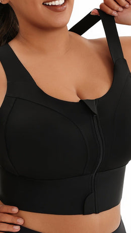 jkthpu-45 Plus Size HighImpact FullCoverage Sports Bra