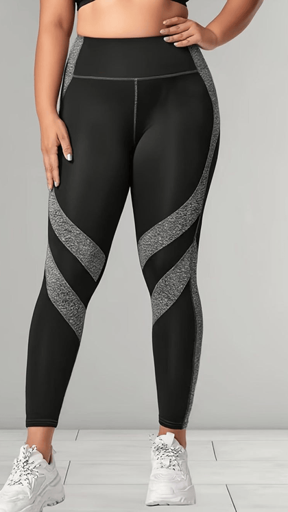 jkthpu-45 Plus Size HighWaisted Yoga Pants Tummy Control Booty Lift