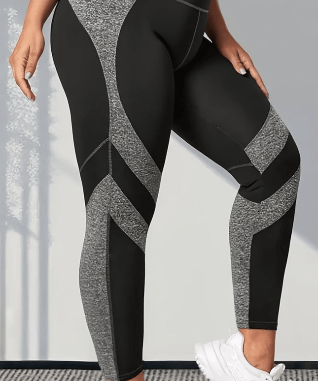 jkthpu-45 Plus Size HighWaisted Yoga Pants Tummy Control Booty Lift