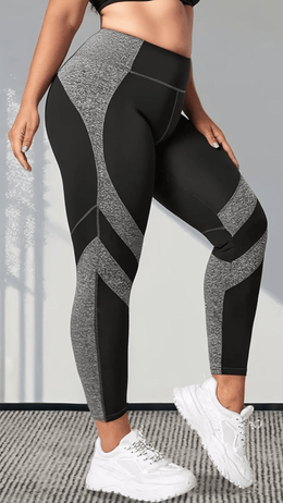 jkthpu-45 Plus Size HighWaisted Yoga Pants Tummy Control Booty Lift