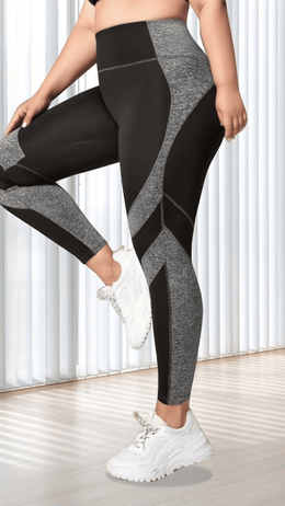 jkthpu-45 Plus Size HighWaisted Yoga Pants Tummy Control Booty Lift