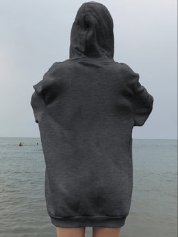 jkthpu-45 Plus Size Hooded Sweatshirt, Loose-Fitting Women'S Hoodie, Printed