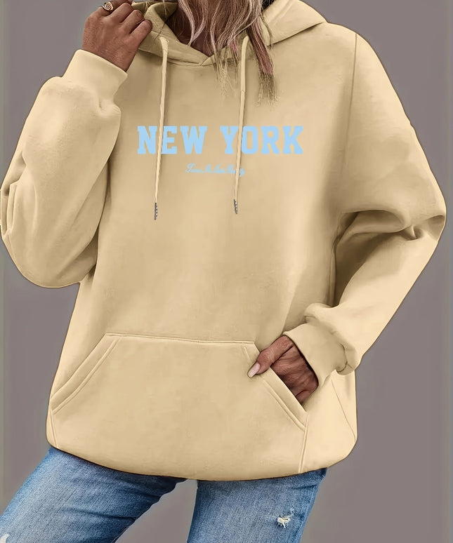 jkthpu-45 Plus Size Hooded Sweatshirt, Loose-Fitting Women'S Hoodie, Printed