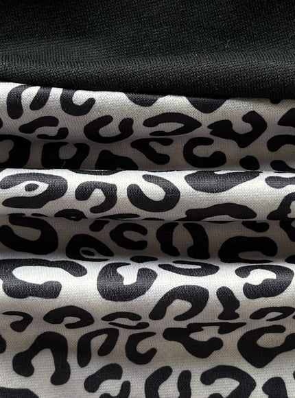 jkthpu-45 Plus Size Leopard Print Hoodie - Ultra-Comfortable Casual