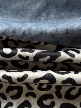jkthpu-45 Plus Size Leopard Print Hoodie - Ultra-Comfortable Casual