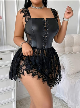 jkthpu-45 Plus Size Lingerie Sleepwear