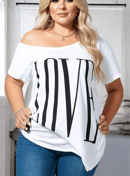 KissICON Plus Size LOVE Tee