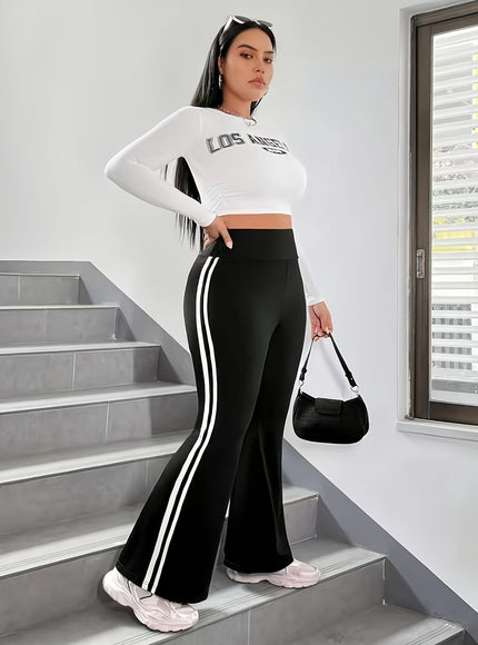 jkthpu-45 Plus Size, New large size Women's pants, elegant
