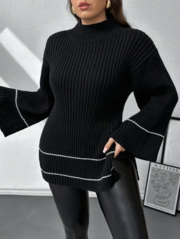 jkthpu-45 Plus Size, Plus Size Women's Elegant Oversized Chunky
