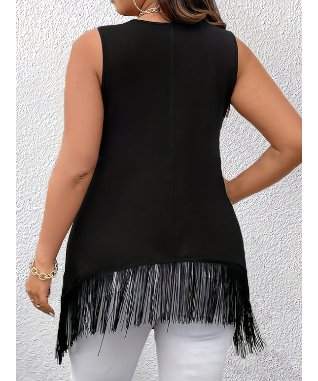 KissICON Plus Size - Plus Size Women'S Elegant Tassel
