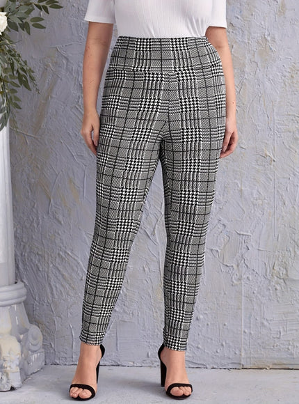 jkthpu-45 Plus Size, Plus-size Women's Fashion Casual Pantaloon