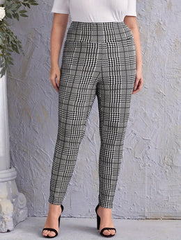 jkthpu-45 Plus Size, Plus-size Women's Fashion Casual Pantaloon