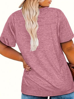 jkthpu-45 Plus Size, Plus Size Women's Fashion Letter Print