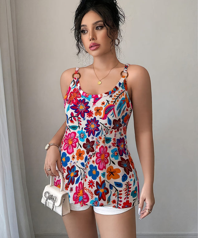 KissICON Plus Size - Plus Size Women'S Floral Print