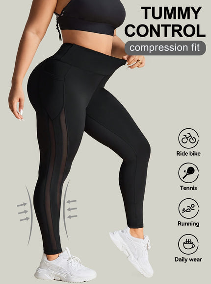 jkthpu-45 Plus Size - Plus Size Women'S High-Waisted Tight-Fit