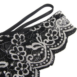 KissICON plus size sexy lingerie lace cross band embroidery decoration sexy bra panties lingerie set wholesale from M-5XL