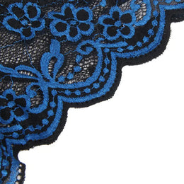 KissICON plus size sexy lingerie lace cross band embroidery decoration sexy bra panties lingerie set wholesale from M-5XL