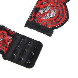 KissICON plus size sexy lingerie lace cross band embroidery decoration sexy bra panties lingerie set wholesale from M-5XL