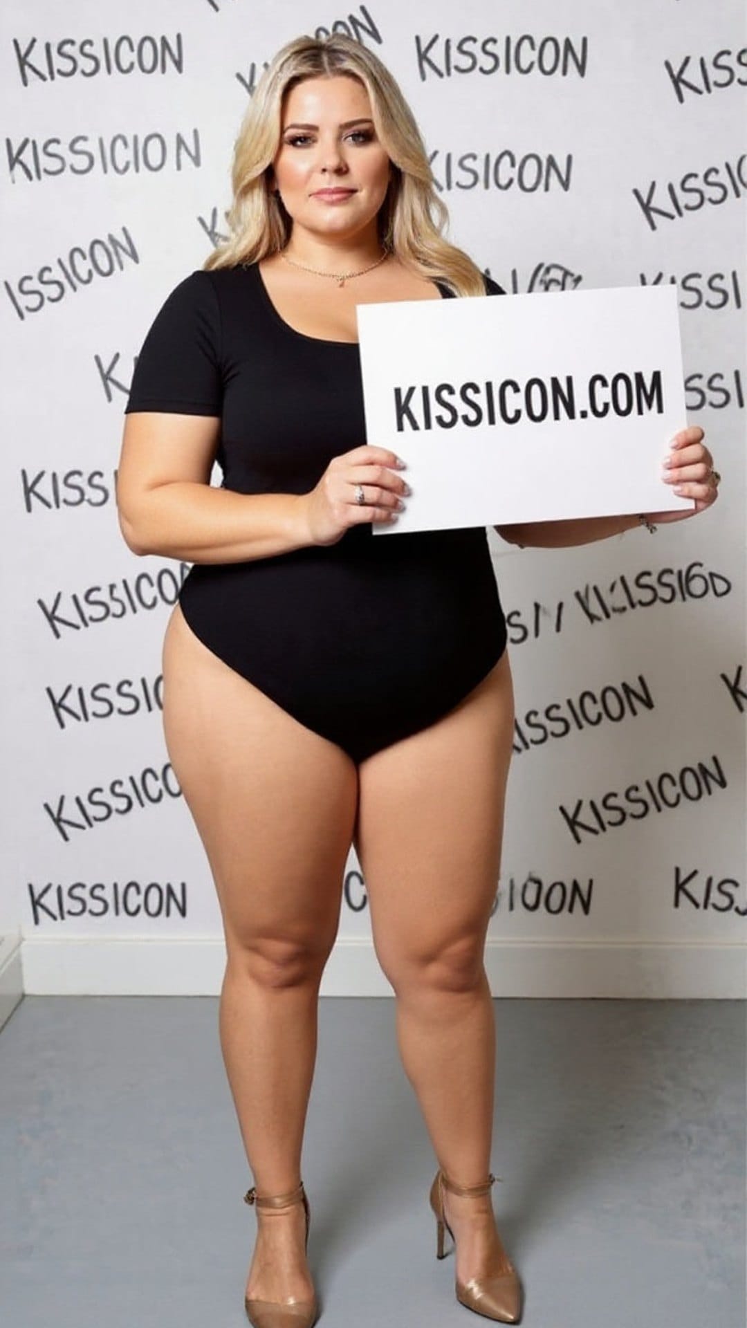 KissICON Plus Size Short Sleeve Bodysuit   Everyday Shaping Essential