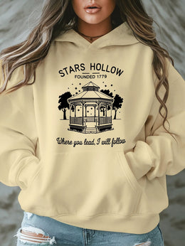 jkthpu-45 [Plus Size Stars Hollow Sweatshirt] Plus Size Stars