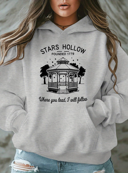 jkthpu-45 [Plus Size Stars Hollow Sweatshirt] Plus Size Stars
