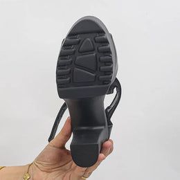 KissICON Plus Size Super High Heels Sandals for Women