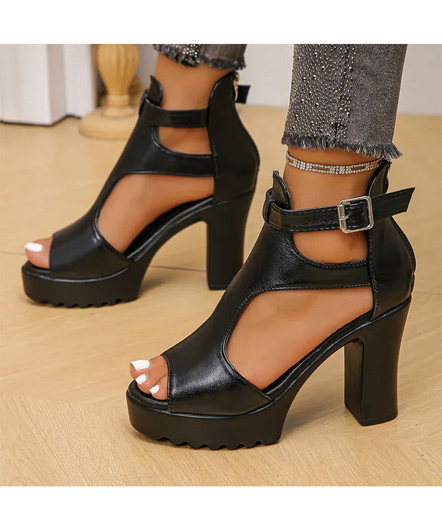 KissICON Plus Size Super High Heels Sandals for Women
