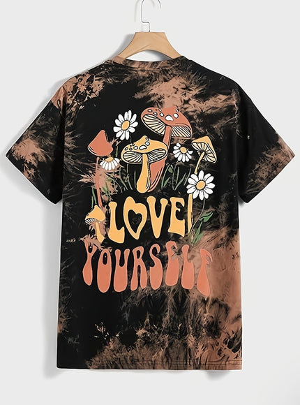 jkthpu-45 [Plus Size T-Shirt] Polyester 95% Spandex 5% Women's